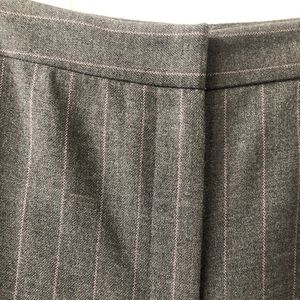 Ann Taylor Wool Pinstriped Trousers